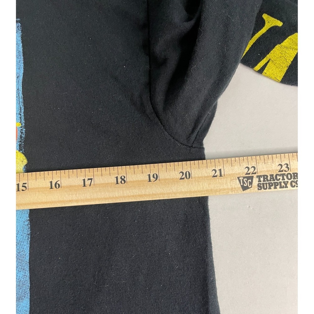 Nirvana Kurt Cobain Graphic Long Sleeve Band Tee Licensed Men Size L Black - Picture 6 of 7